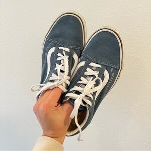 Sky Blue Vans - very good shape!
